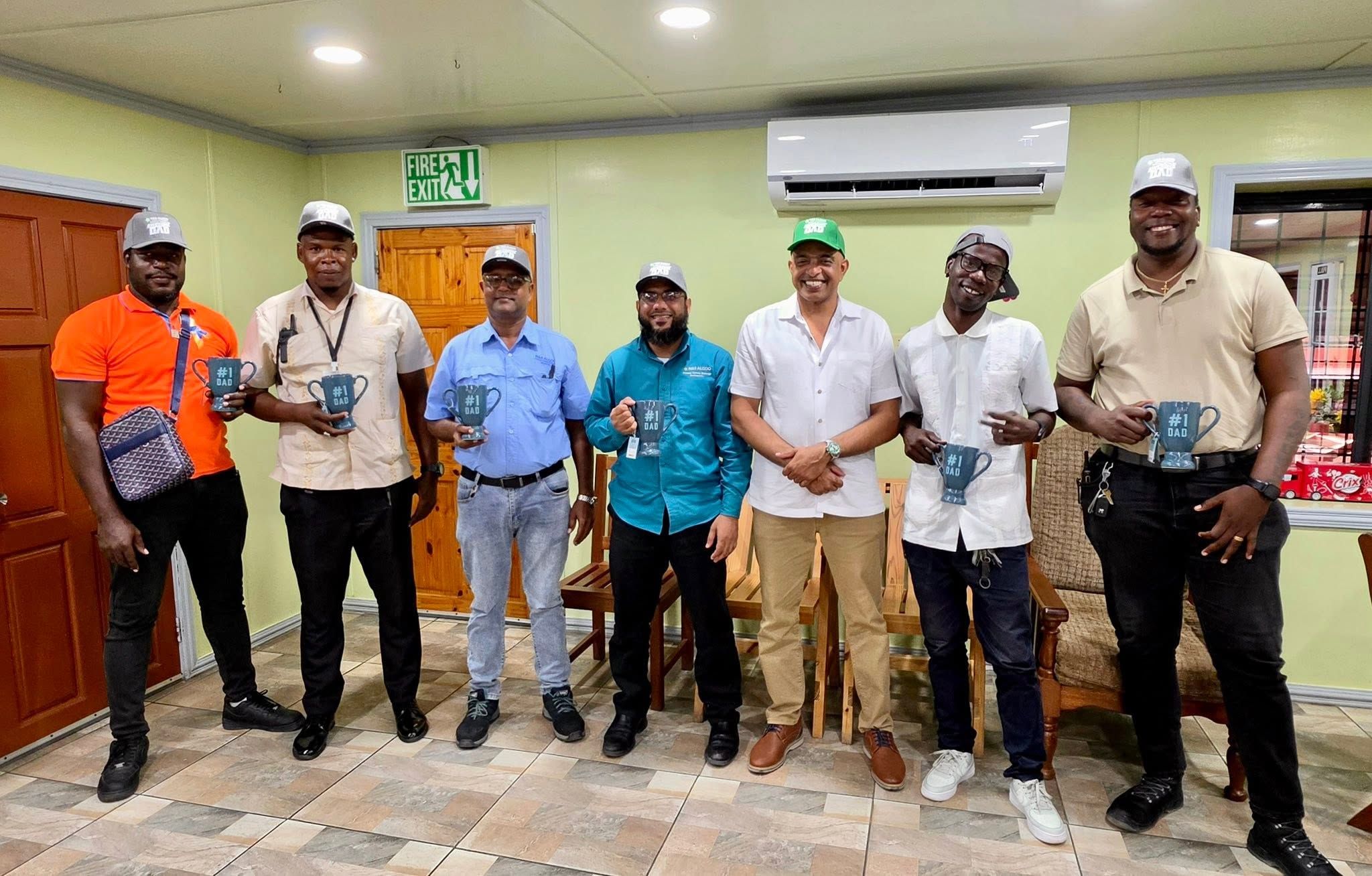 Customized tokens of appreciation for the fathers of N&S Algoo